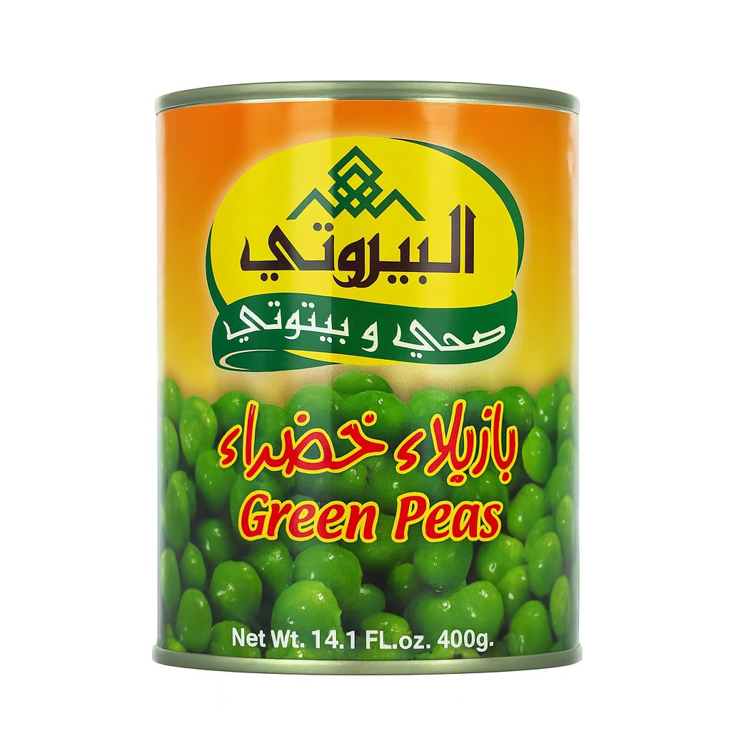 AL- BAYROUTY Green Peas 400 g