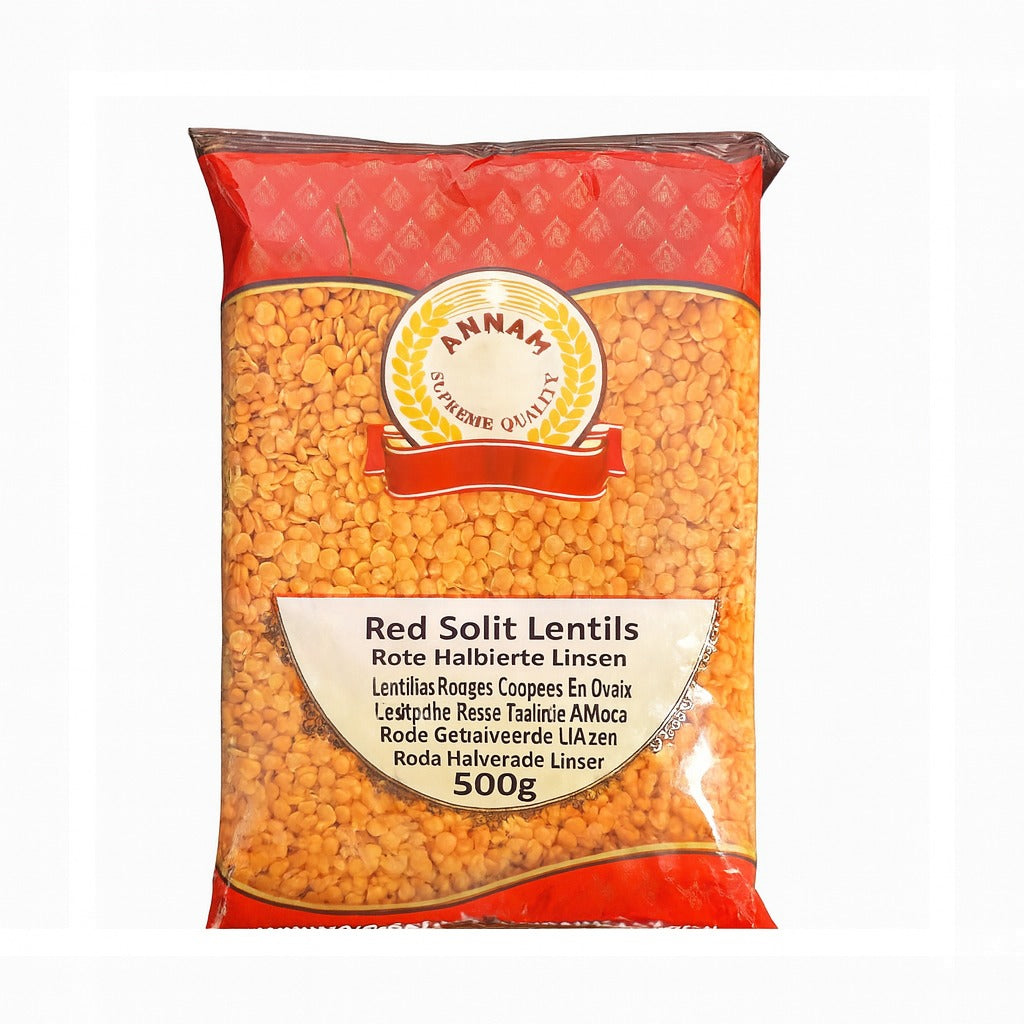 Annam Red Split Lentils (Masoor Dal) 500g