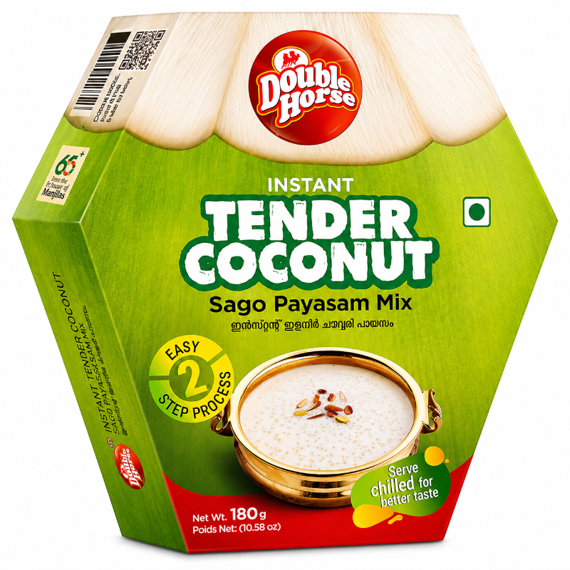 Double Horse Tender Coconut Sago Payasam Mix 180g