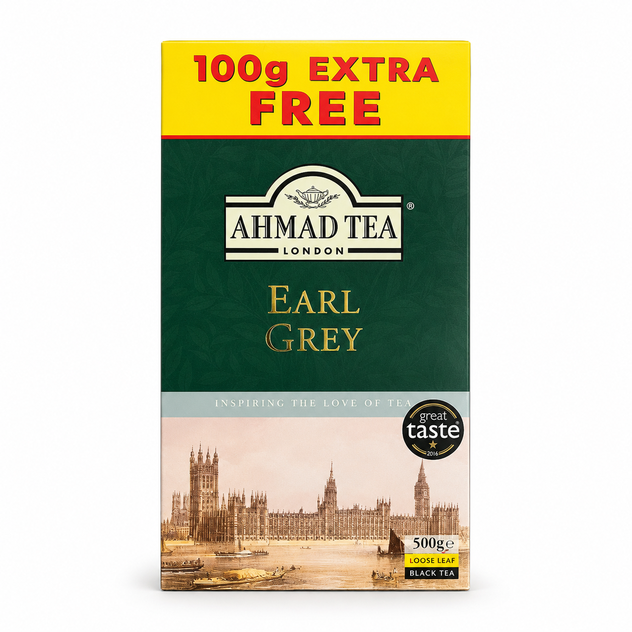Ahmad Tea Earl Grey Tea 500g (+100g FREE)