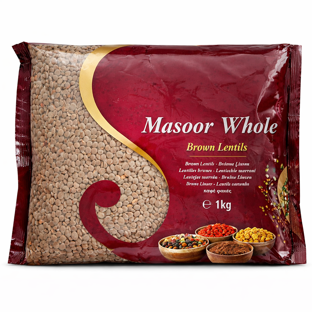 Masoor Whole (brown lentils) 1kg