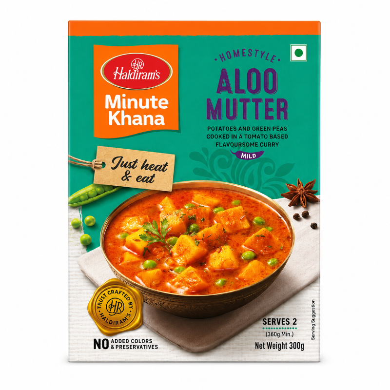 Haldiram's Ready To Eat Aloo Mutter 300g