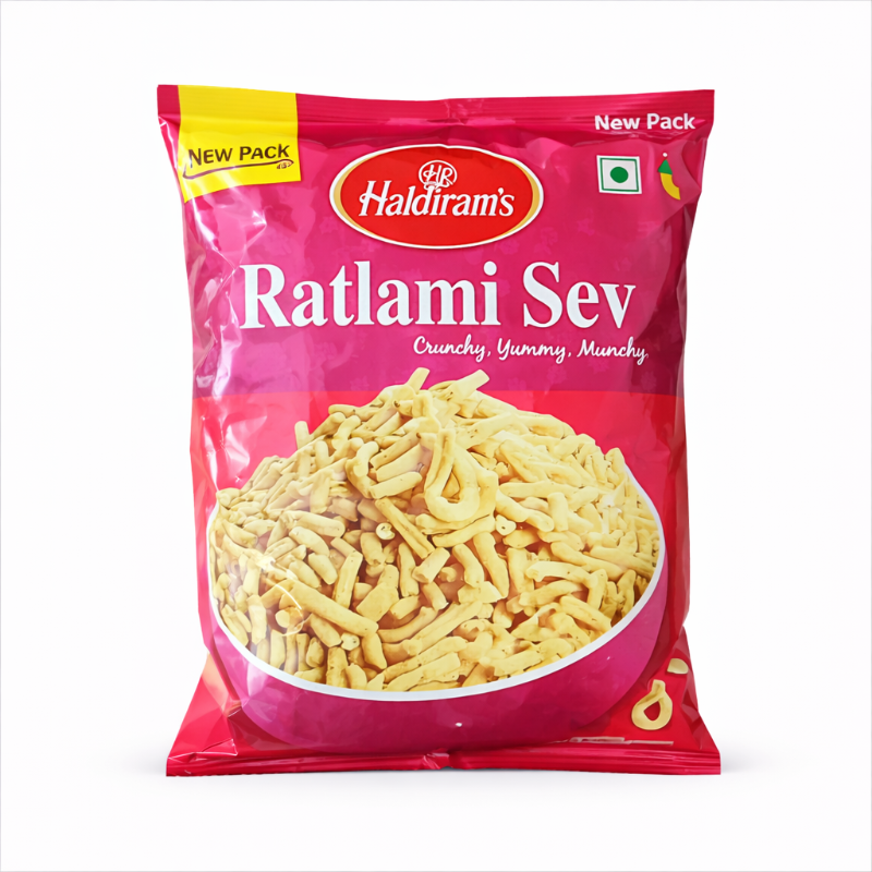 Haldırım's Ratlami Sev packaging on a white background