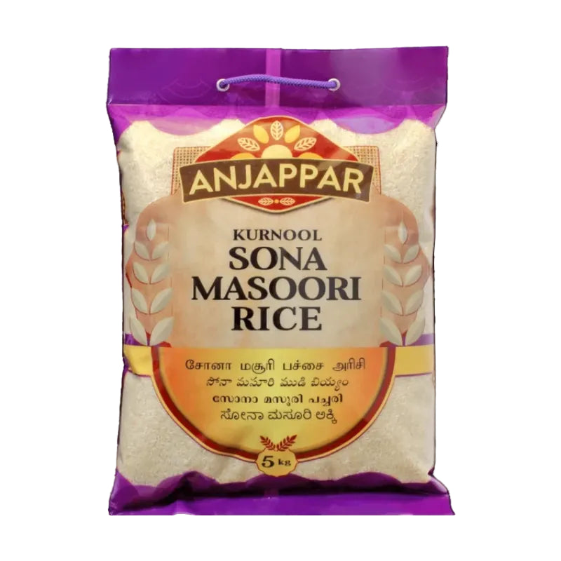 Anjappar Jurnool Sona Masoori Rice 5kg