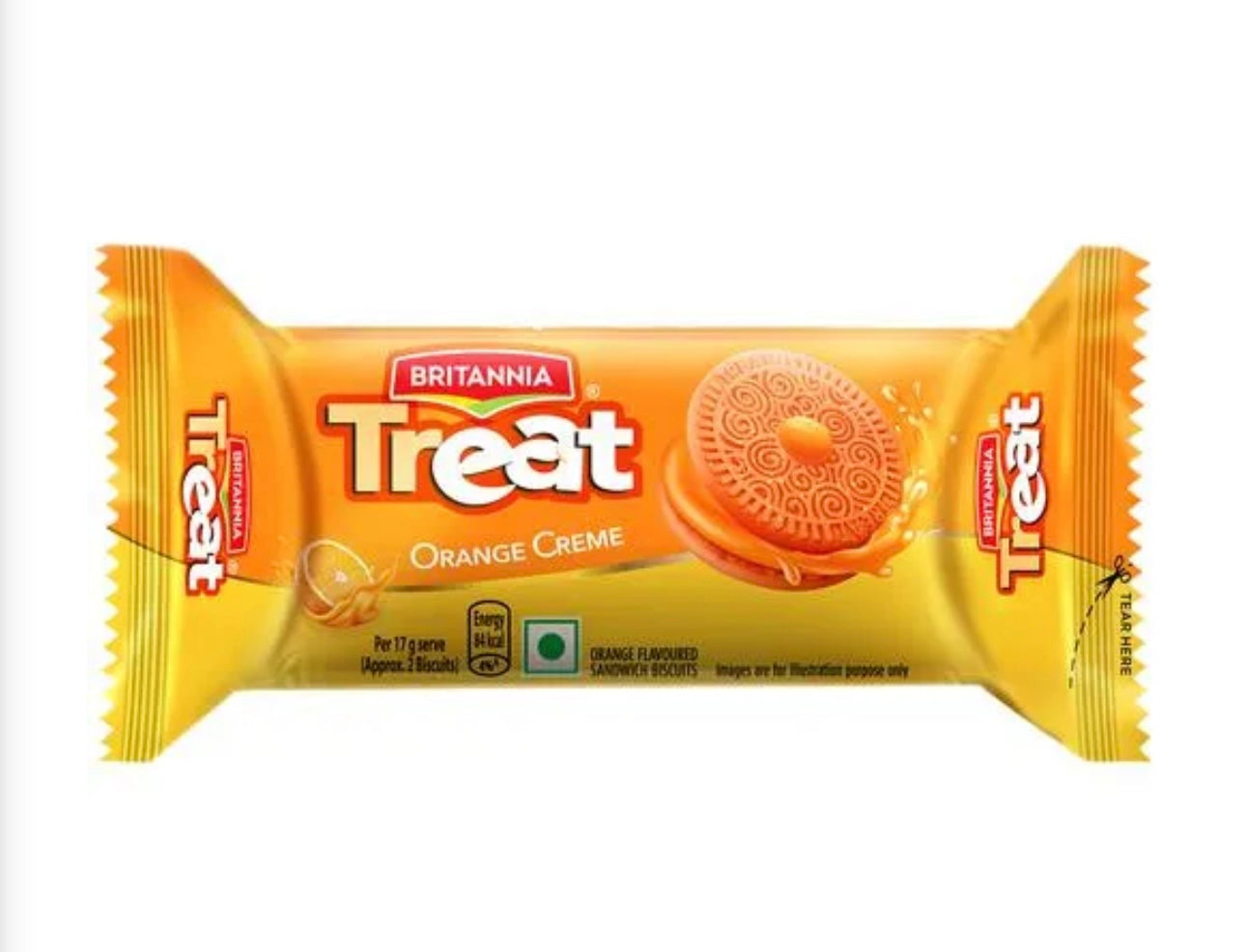 Britannia cream Treat pineapple Biscuit, 100g