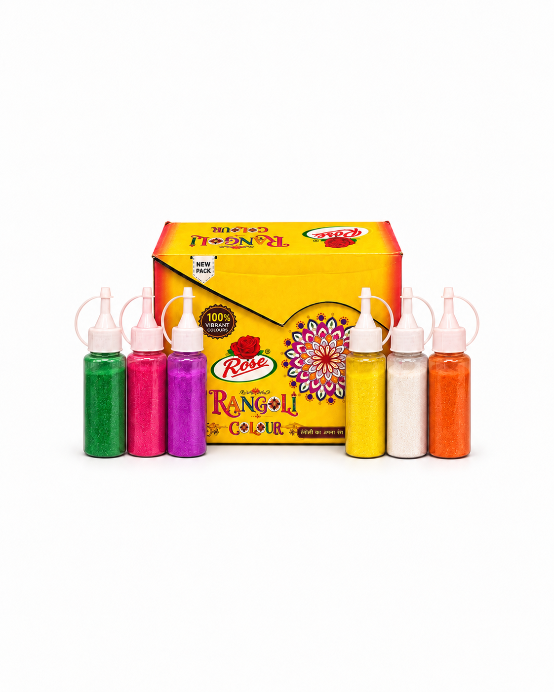 Rose Rangoli Colours - 10shades