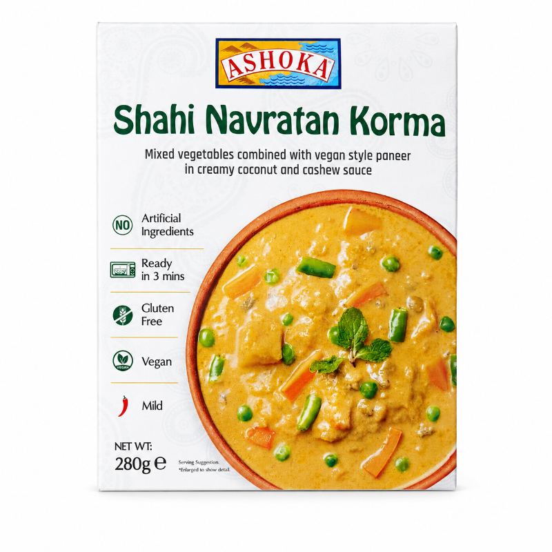 Ashoka Ready to Eat Shahi Navratan Korma (Vegan) 280g