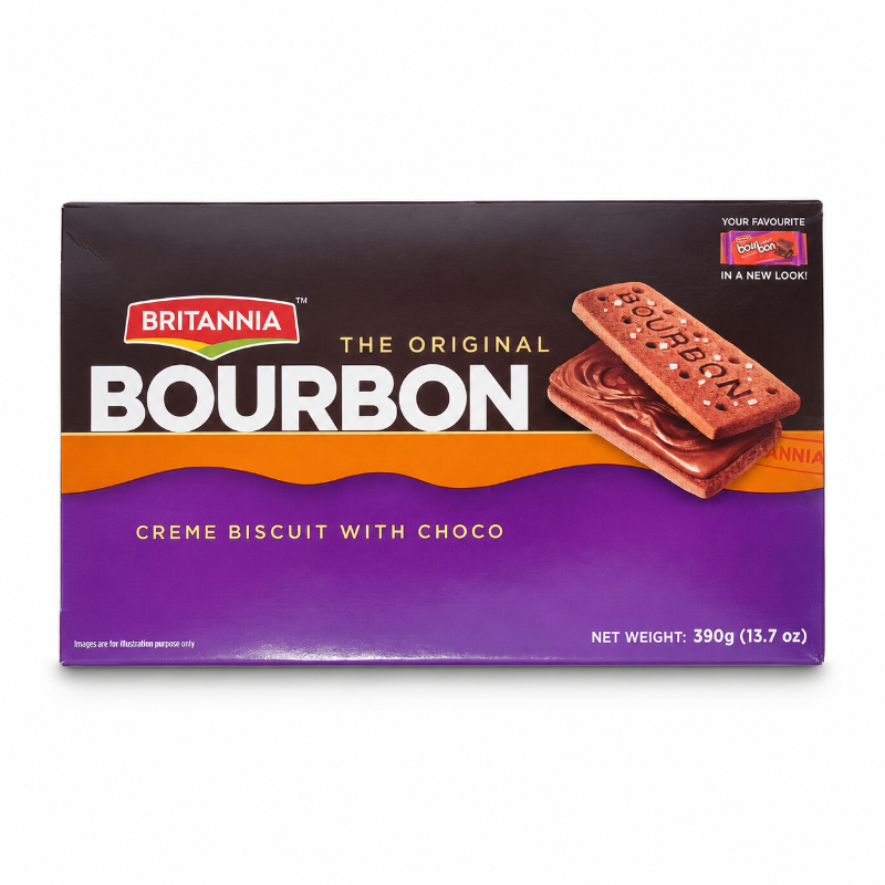 Britannia Bourbon Chocolate Biscuits 390g