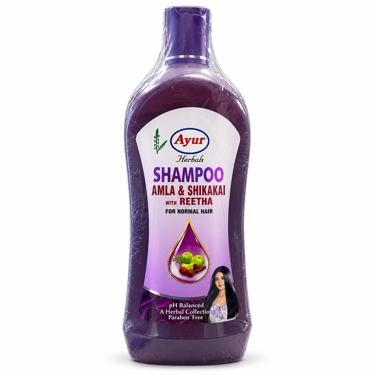 Ayur Amla And Shikakai With Reetha Shampoo 1L