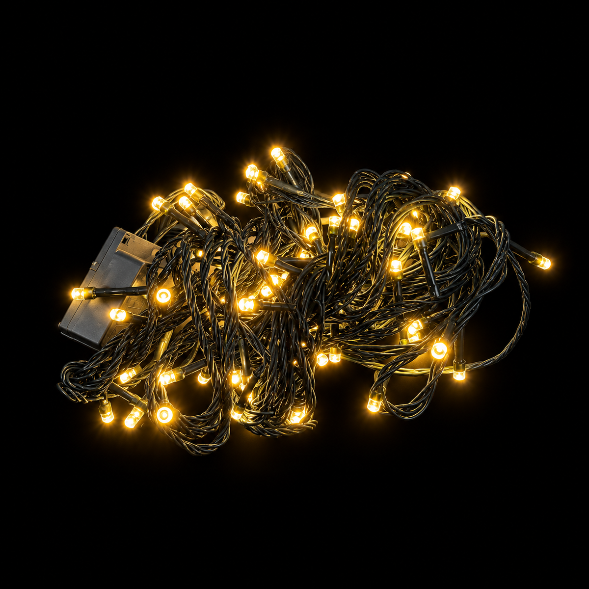 Decorative LED String Lights – 100 LEDs, 10 m(Yellow)