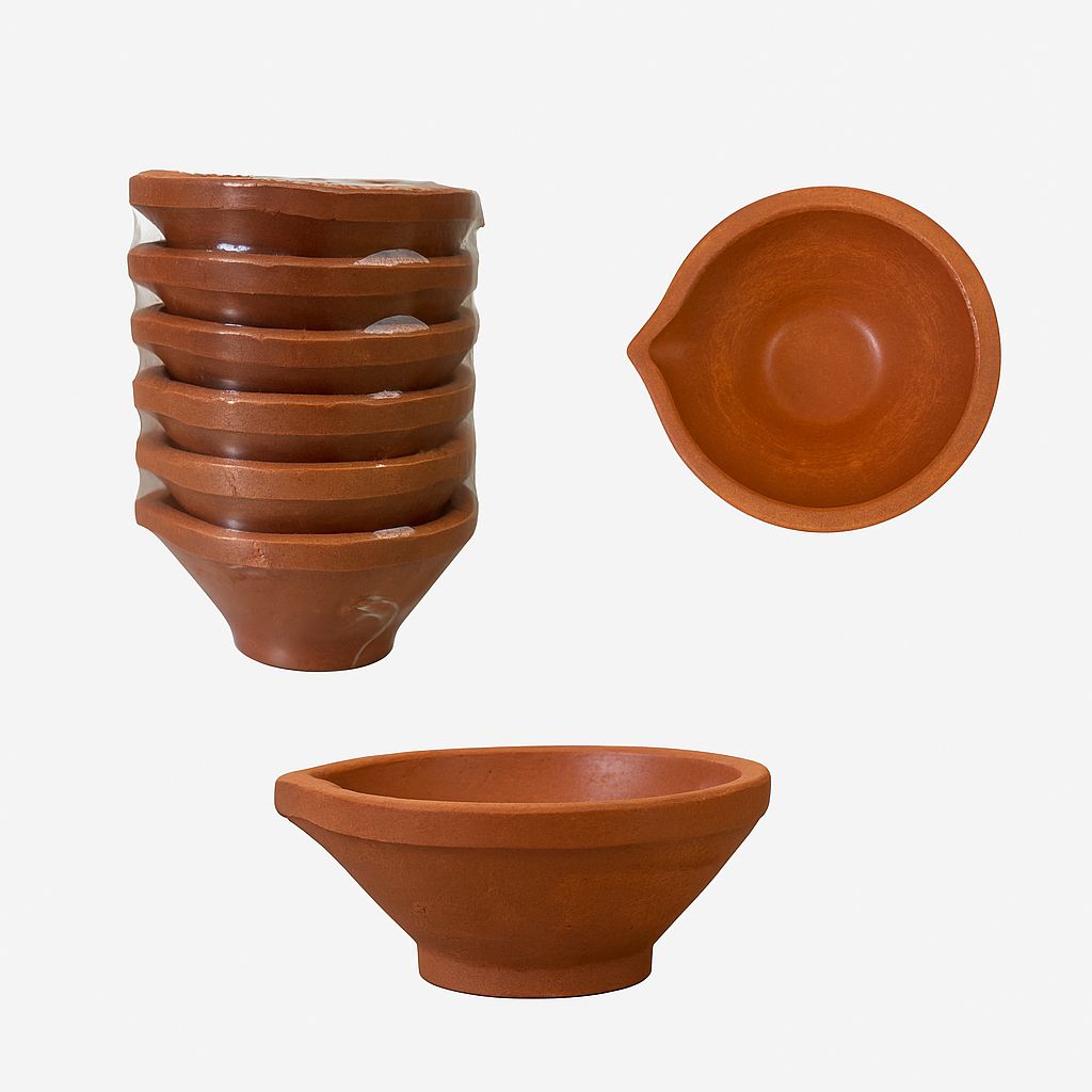 Clay Diya (Set of 6 pieces)