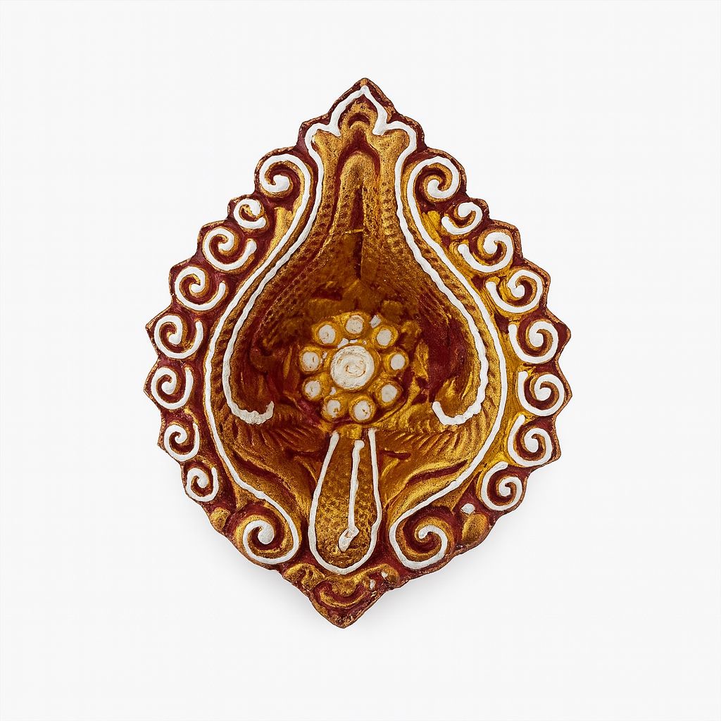 Clay Diya Art 163 ( 1 piece)