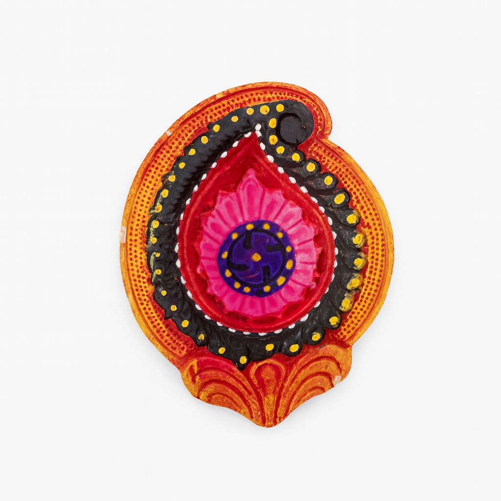 Clay Diya Art 165 ( 1 piece)