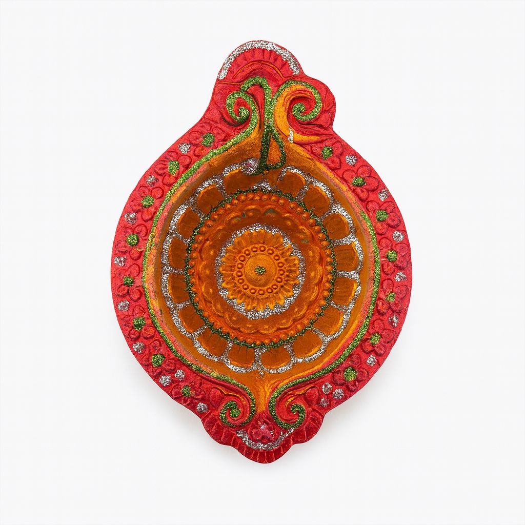 Clay Diya Art 166 ( 1 piece)
