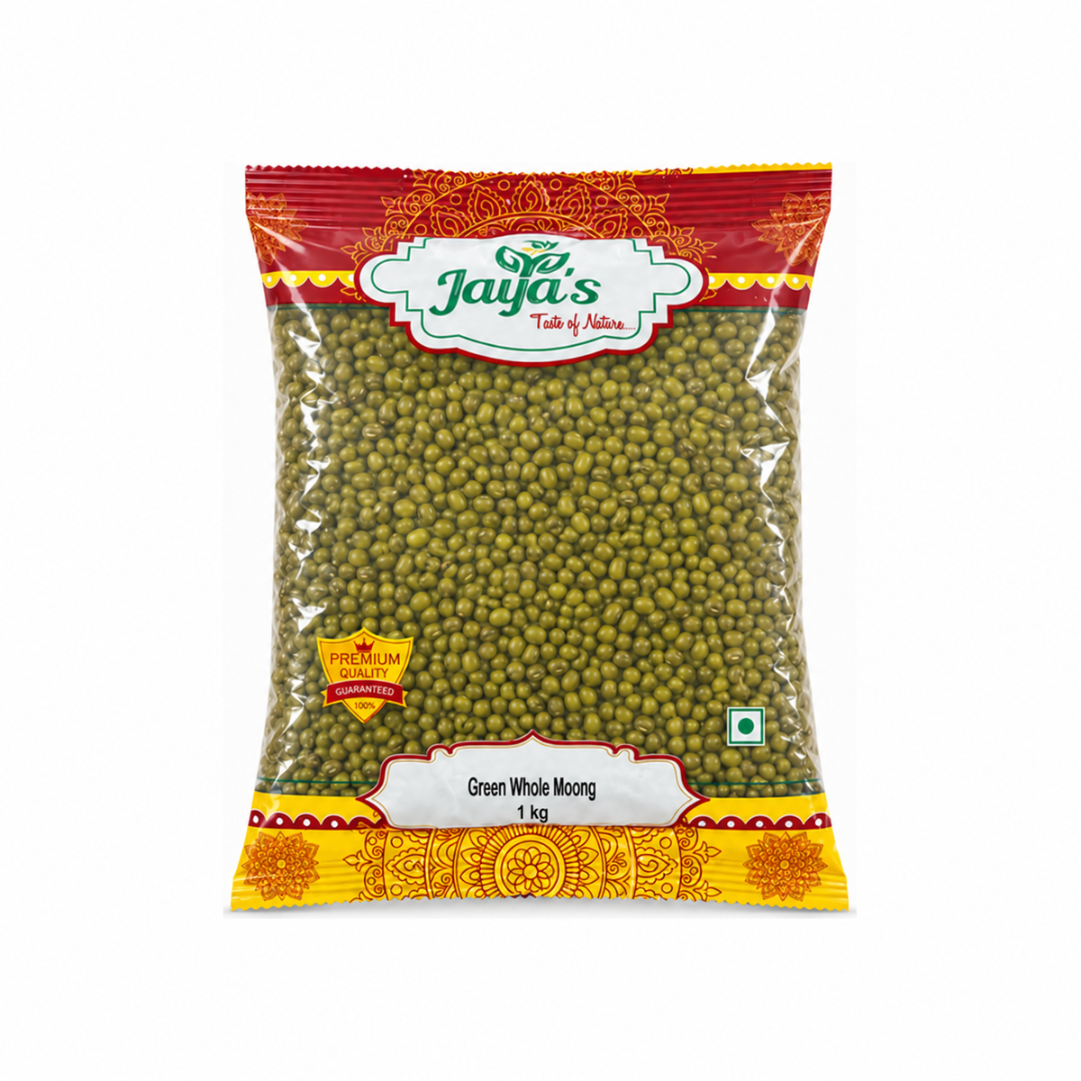 Jaya's Moong Whole 1 Kg.