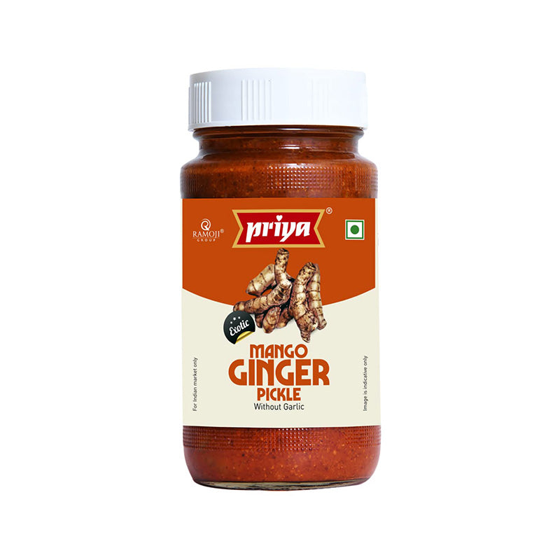 Priya Mango Ginger Pickle 300g (without garlic)
