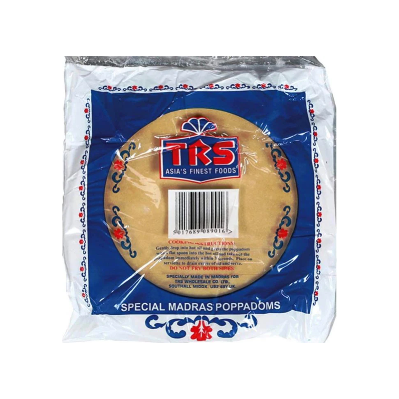 TRS Plain Madras Poppadoms 200g