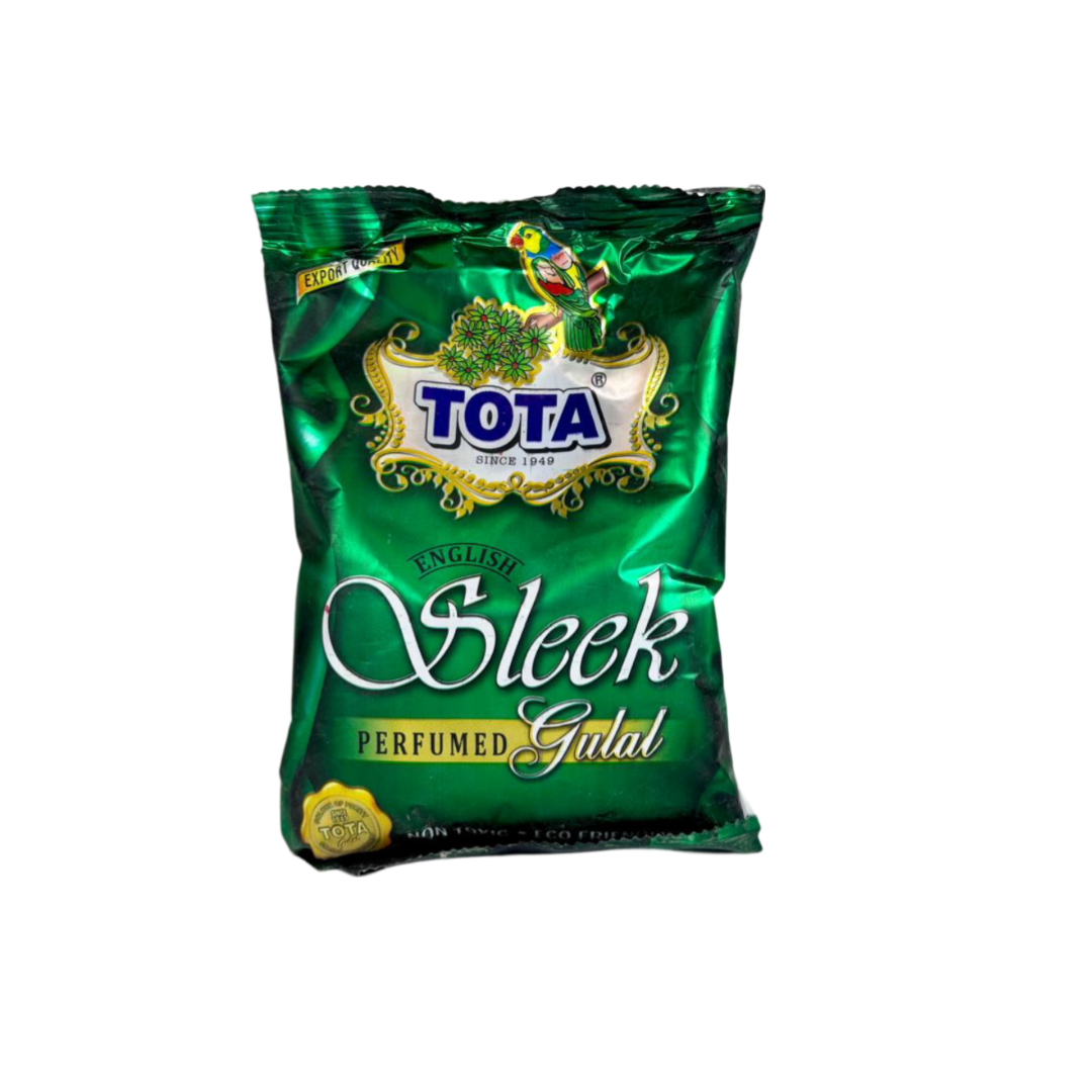 Tota herbal Sleek Perfumed Gulal (Holi colour) 100g Green
