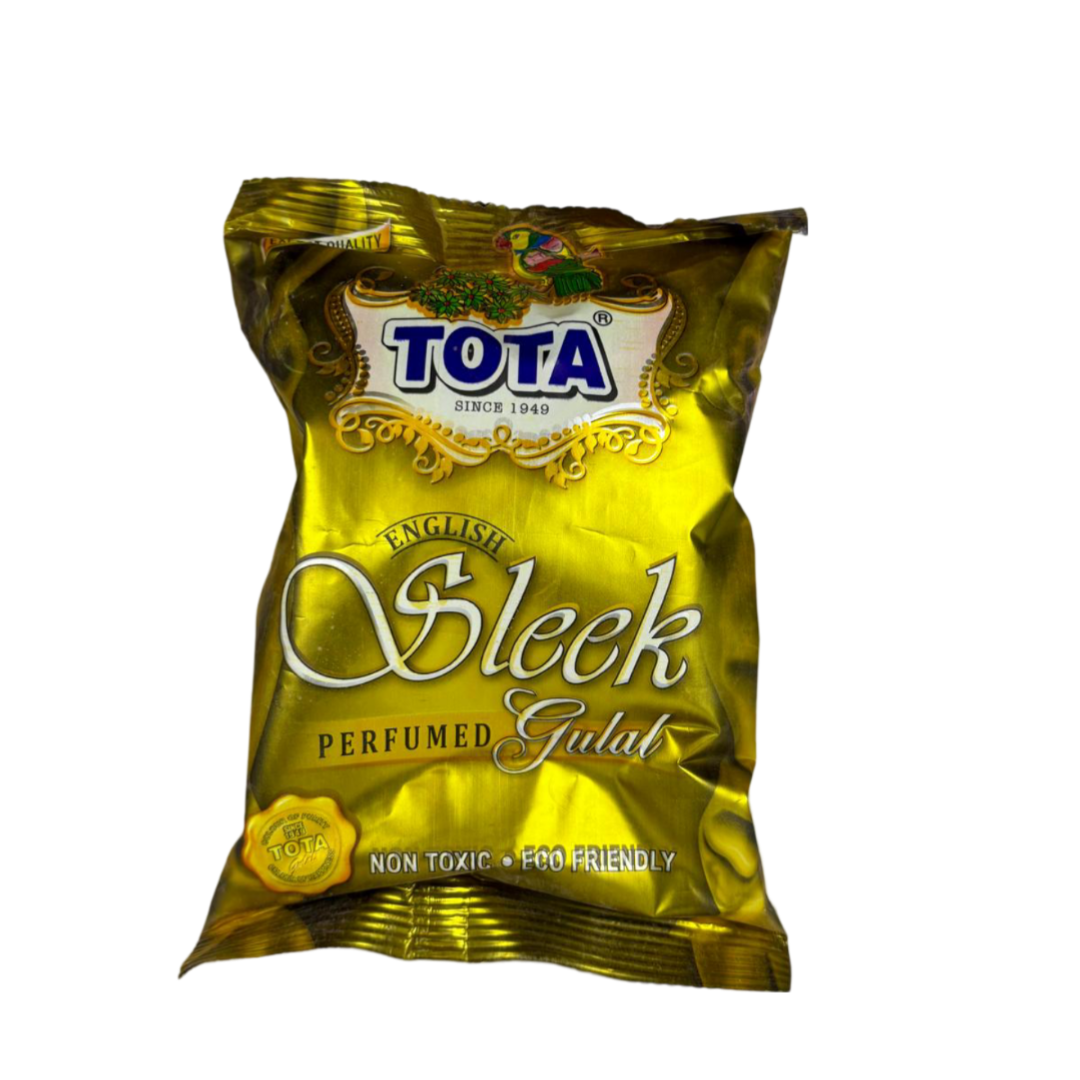 Tota herbal Sleek Perfumed Gulal (Holi colour) 100g Yellow