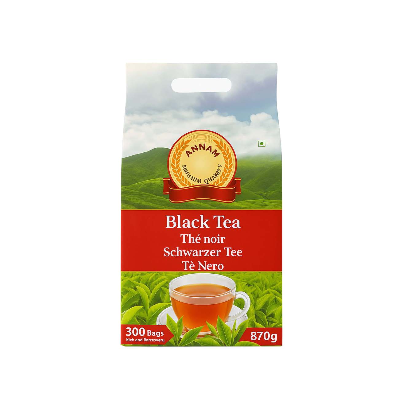 Annam Black Tea bags (300 bags) 870g