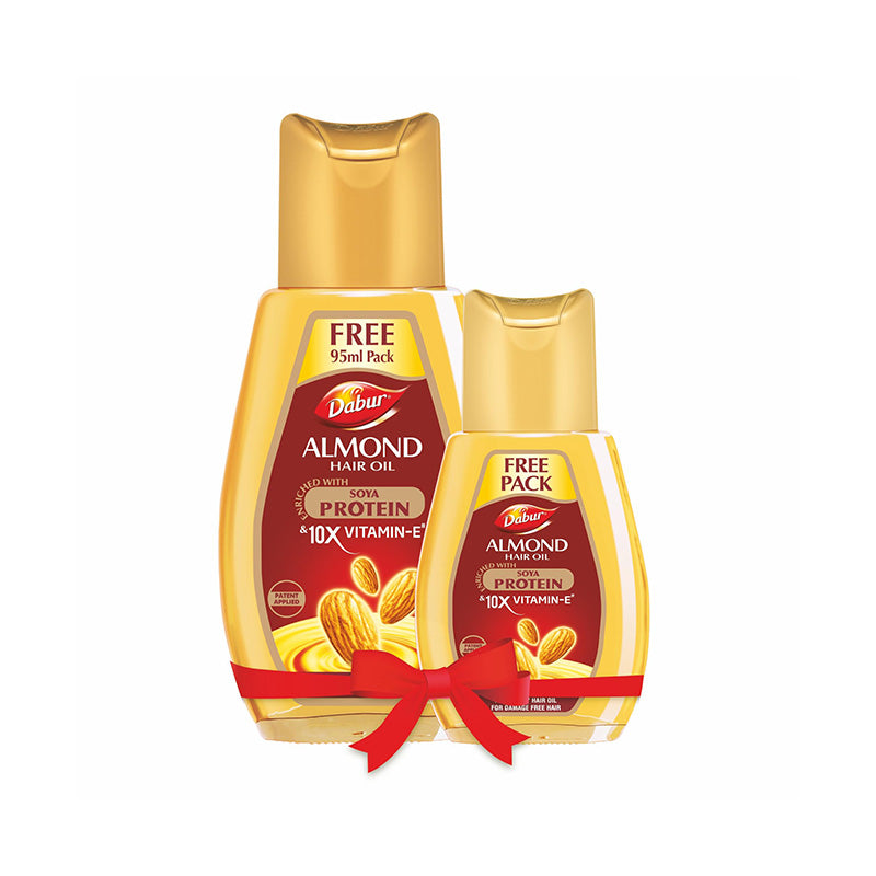 Dabur Almond Hair Oil 95ml +Free 45ml