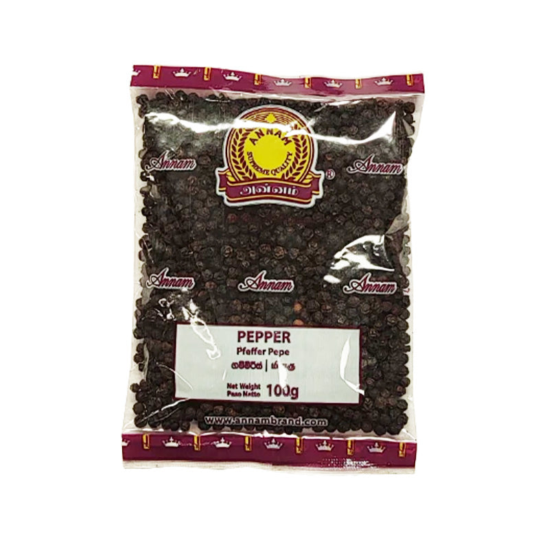 Annam Black Pepper Whole 100g