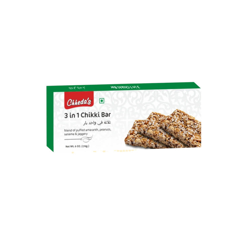 Chheda's 3 in 1 Chikki Bar 170g
