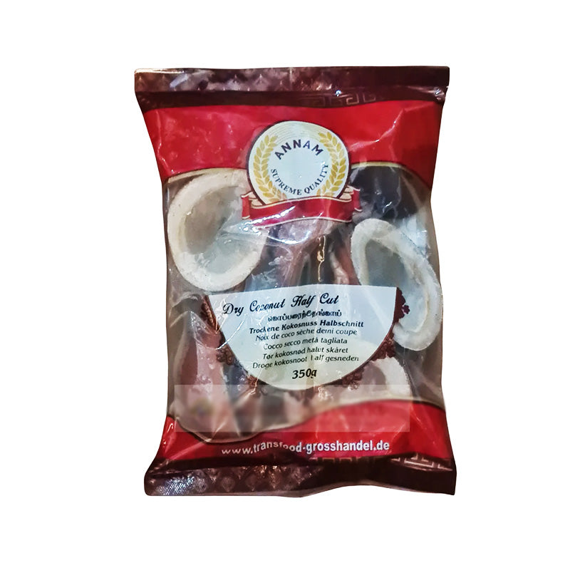 Annam Dry Coconut Half Cut 350g