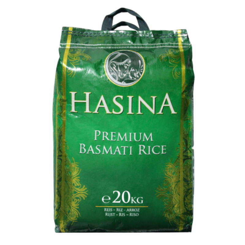 Hasina Extra Long Premium Basmati Rice 20kg