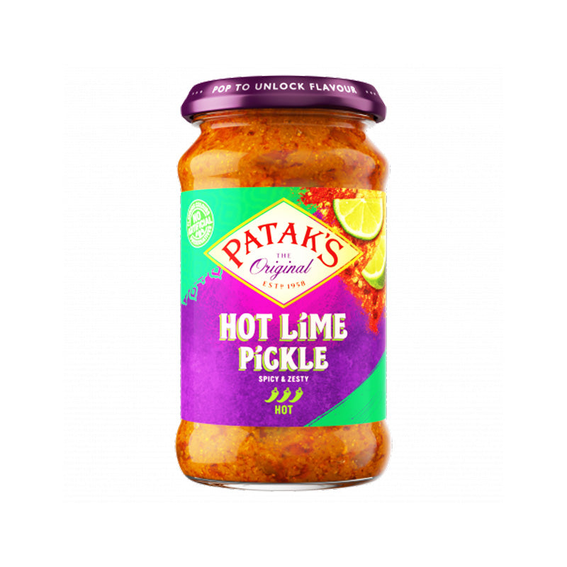 PATAK'S Hot Lime Pickle 283g (Exp: 10/2027)
