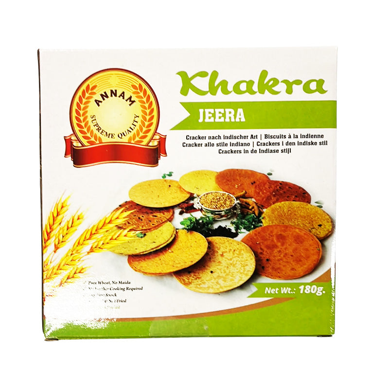 Annam Khakra Jeera 180g