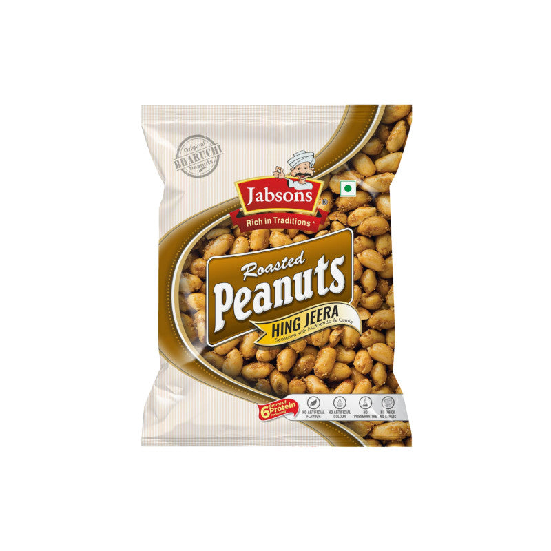 Jabsons Roasted Peanuts Hing Jeera 140g