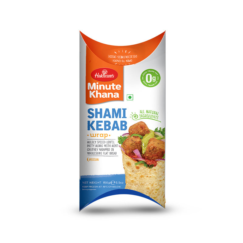 Haldiram's Shami Kebab Wrap 156g