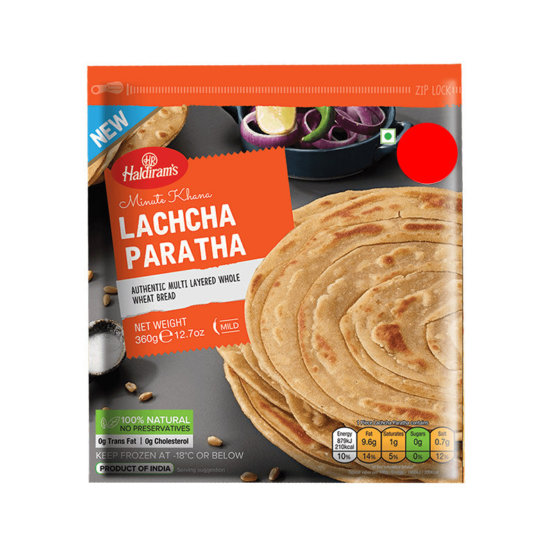 Haldiram's Lachha Paratha 1.2kg (vegan)