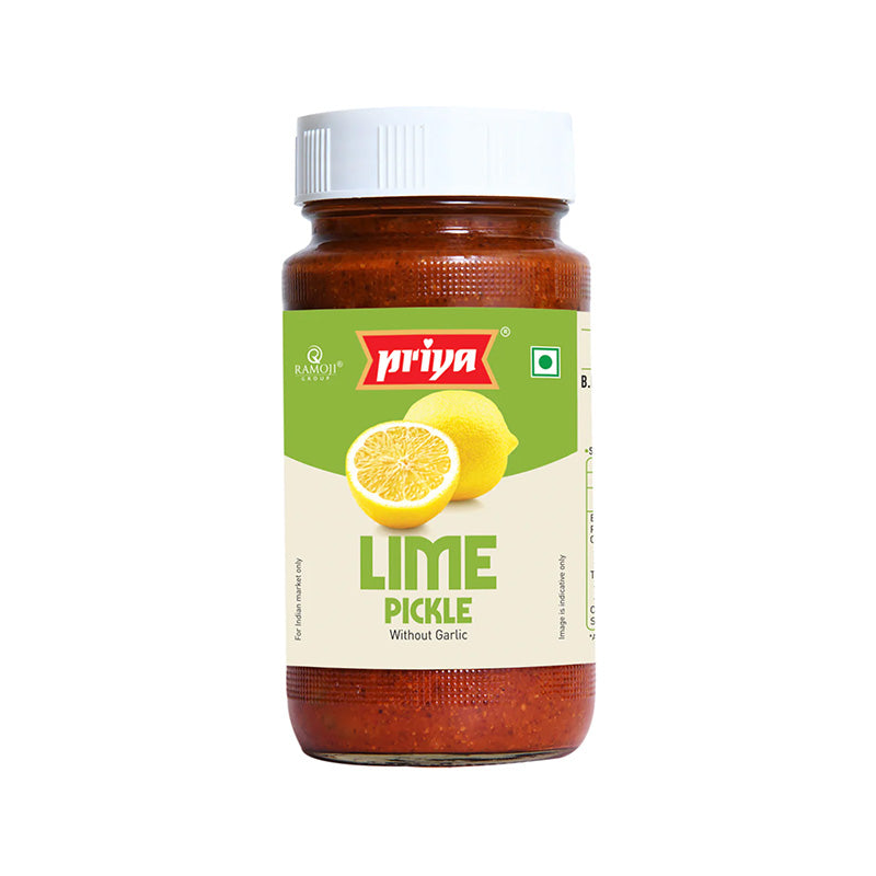 Priya Lime Pickle 300g (without garlic)