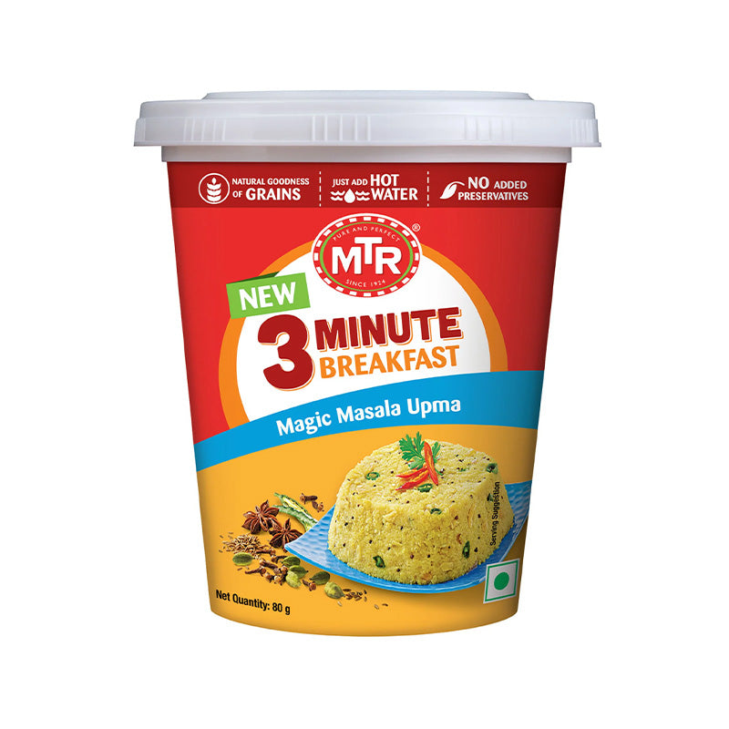 MTR 3 Minute Breakfast Magic Masala Upma 80g