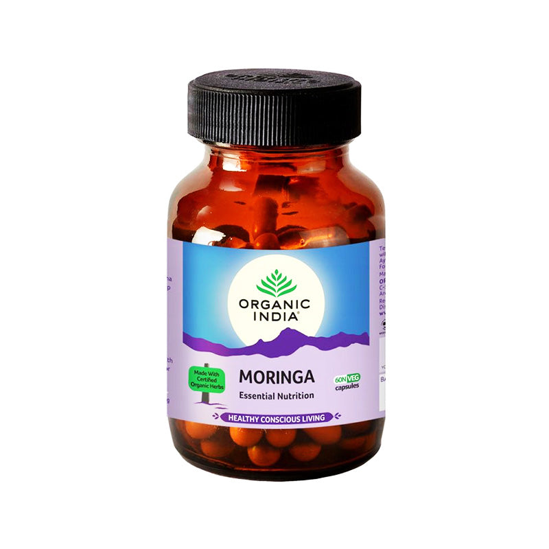Organiczny suplement India Moringa (60 kapsułek)