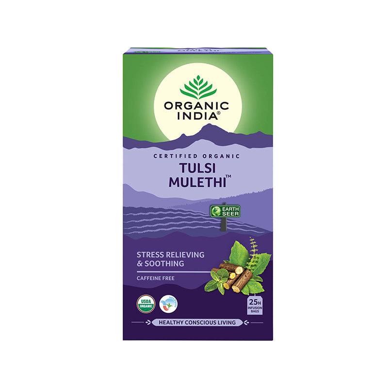 Organic India Tulsi Mulethi 25 Tea Bags