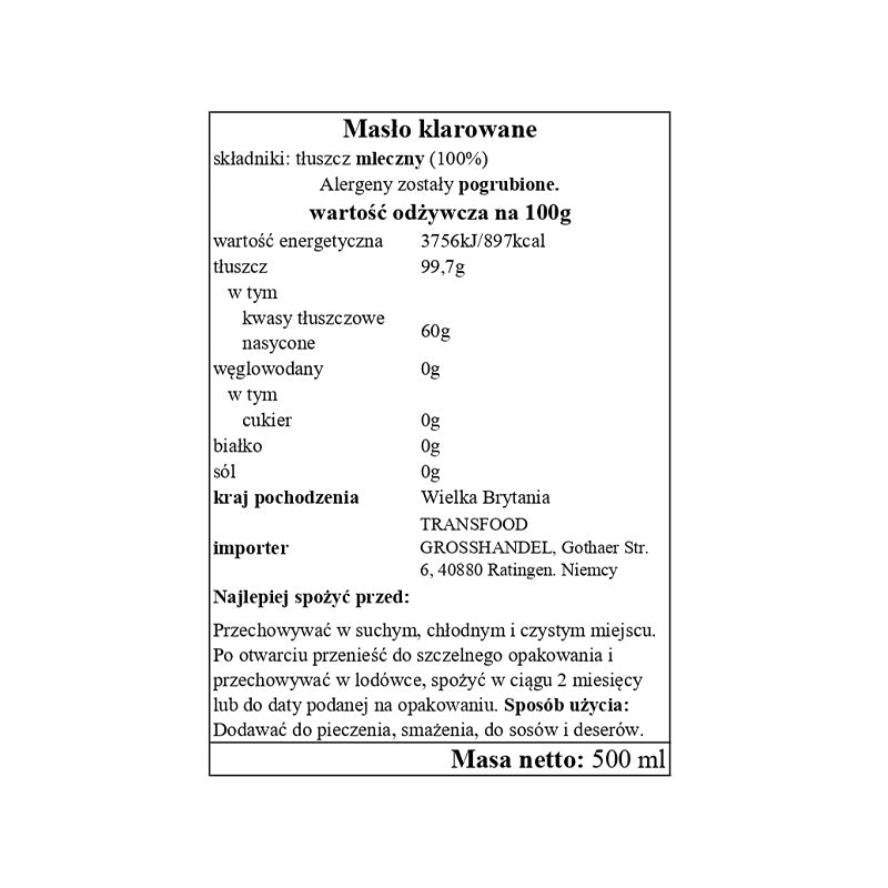 Amul Pure Ghee 500ml