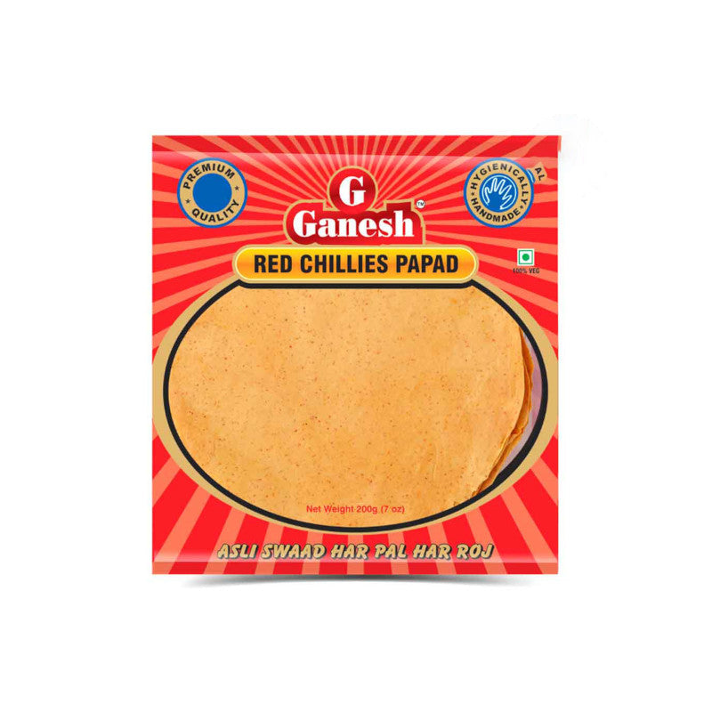 Ganesh Red Chilli Papad 200g