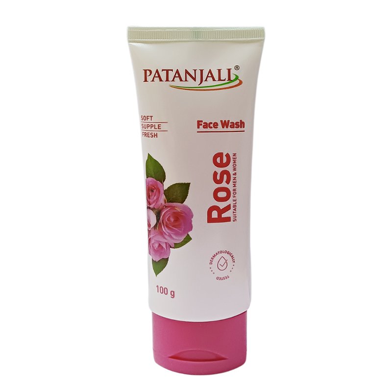 Patanjali Rose Face Wash 100g