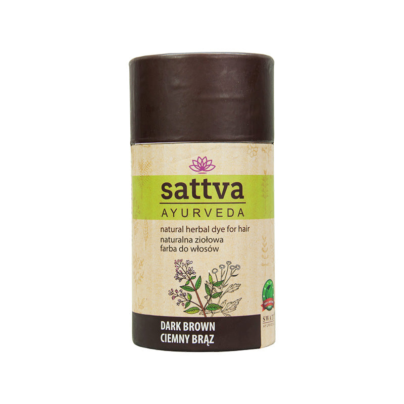 Sattva Ayurveda Natural Herbal Dye (Dark Brown) 150g