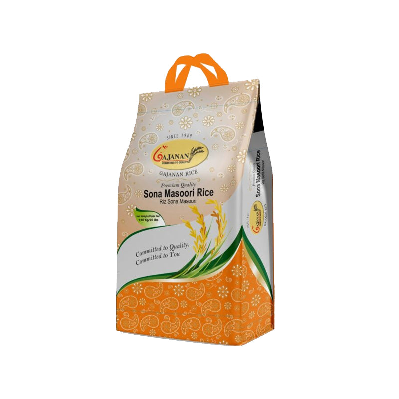 Gajanan Sona Masoori Rice 9.07 kg