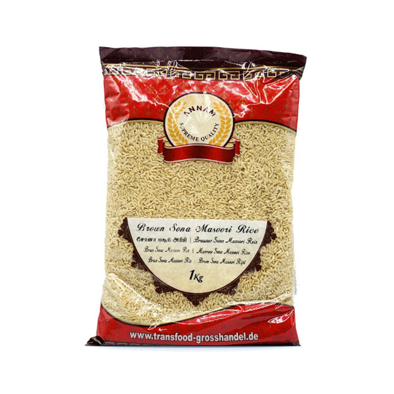 Annam Brown Sona Masoori Rice 1kg