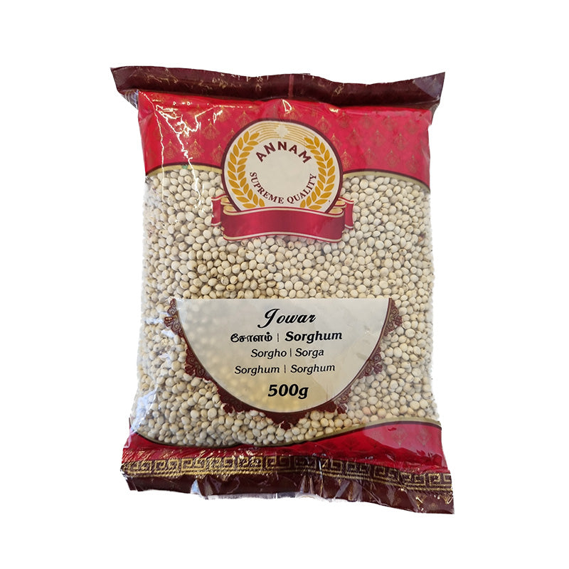 Annam Jowar (Sorghum) Seeds Packaging against a white background