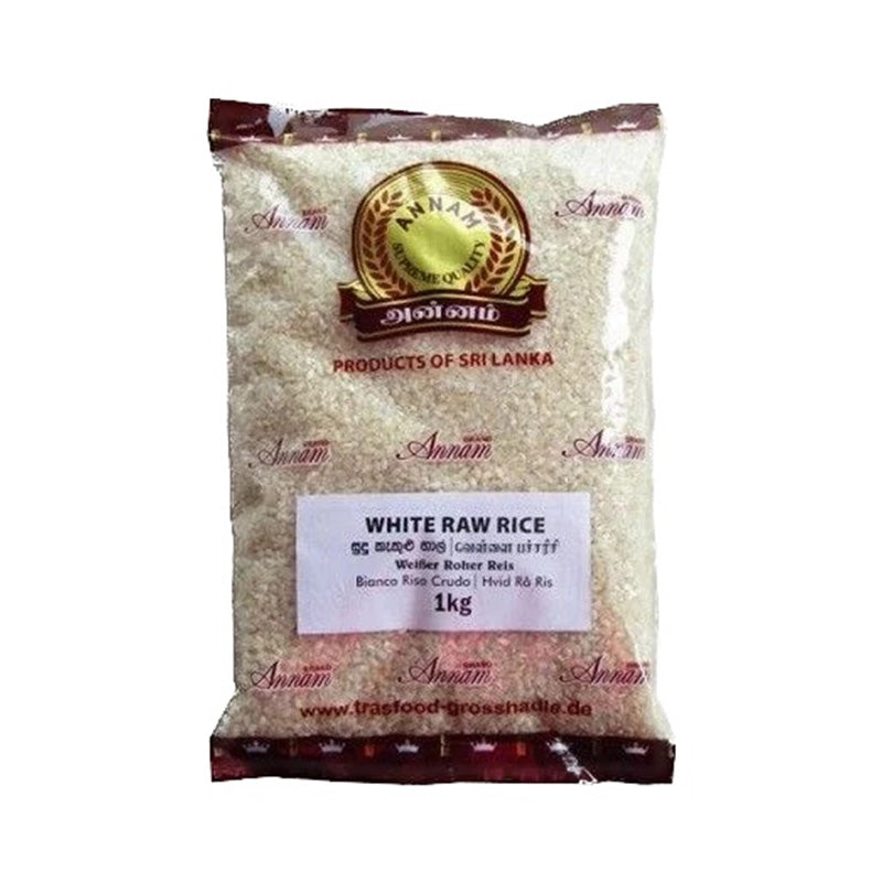 Annam White Raw Rice 1kg