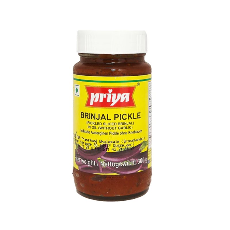 Priya Brinjal Pickle 300g (without garlic)