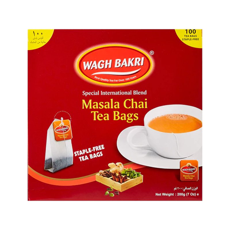 Wagh Bakri Masala Chai Tea Bags 200g