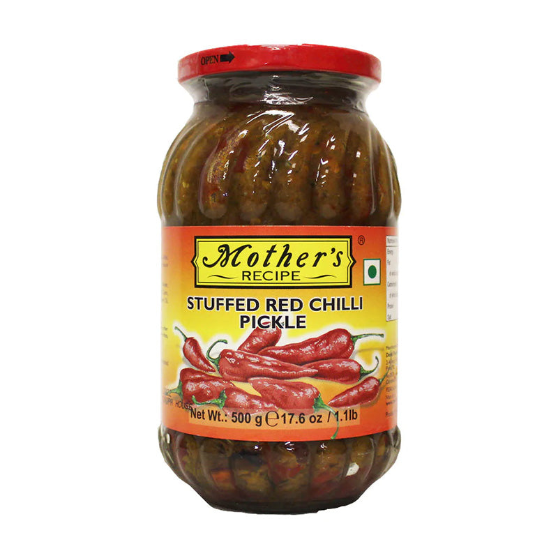 Mother's Stuffed Red Chilli Pickle 400g