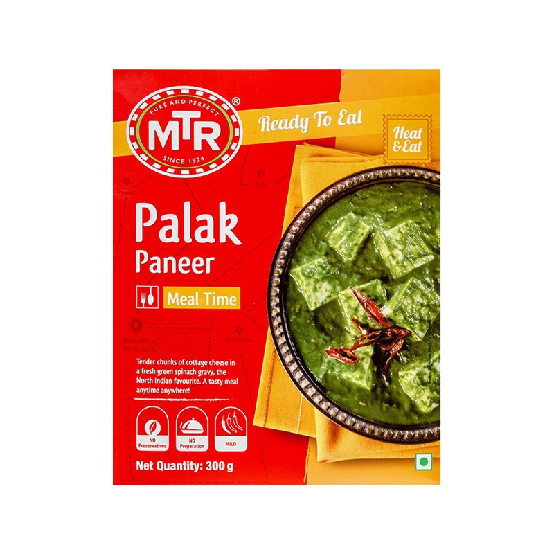 MTR Ready To Eat Palak Paneer 300g